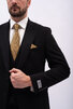 Pánský oblek Massimo – detail přední části obleku a kapsy