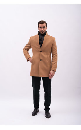 Béžový pánský kabát